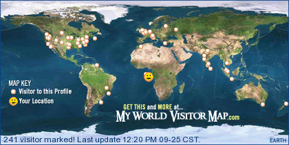 You are now marked on my profile visitor map!